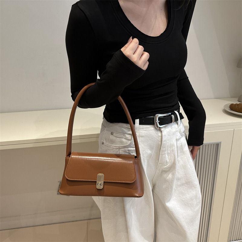 Bolso retro bolso de mujer 2024 popular nuevo estilo de moda coreano bolso de hombro universal bolso de moda bolso de brazo