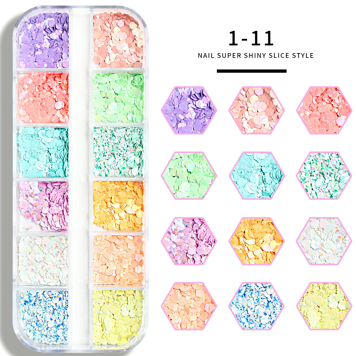 MJSP - 1 - 11 ¿ lentejuelas hexagonales