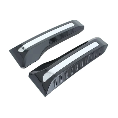 Other Automotive Exterior Supplies – Grille, Taillight Cover, Fender - bright-black-upper-trim-strip-of-front-fog-lamp