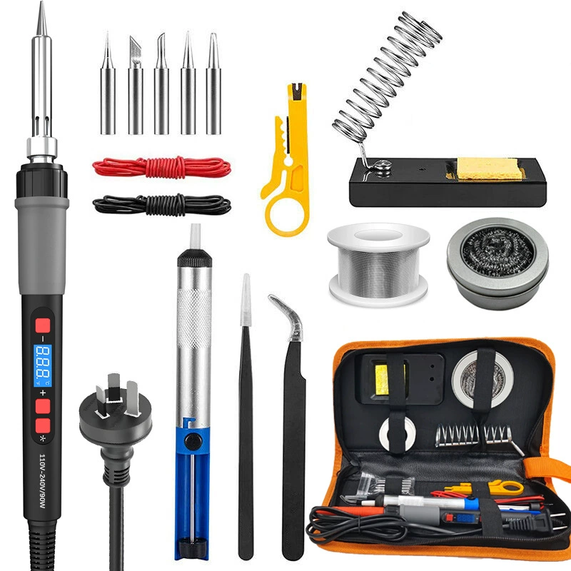 Tools set, 90W, with LED display, 80W