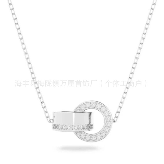 圆形双扣【白金色】