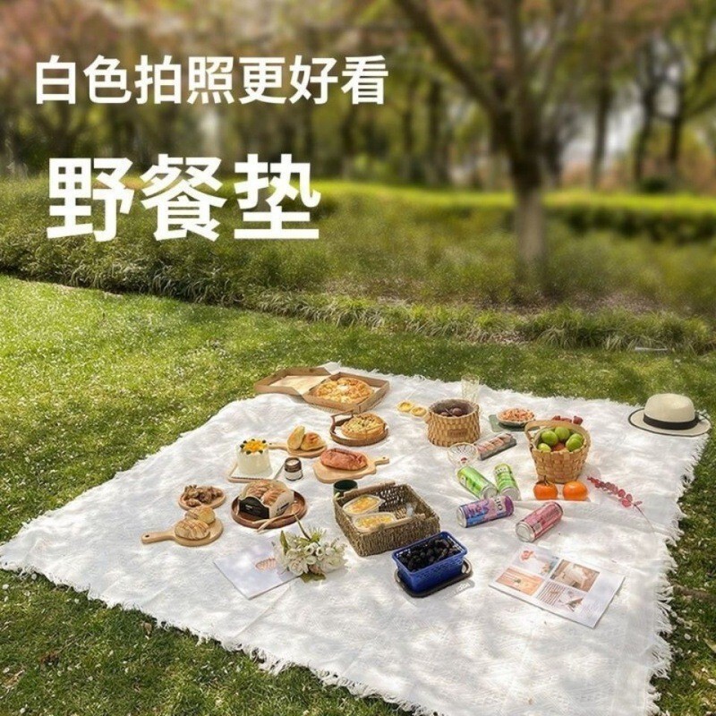 ins Style Outdoor Camping Floor Mat picnic mat Bohemian camping blanket Beach cloth moisture-proof mat tablecloth