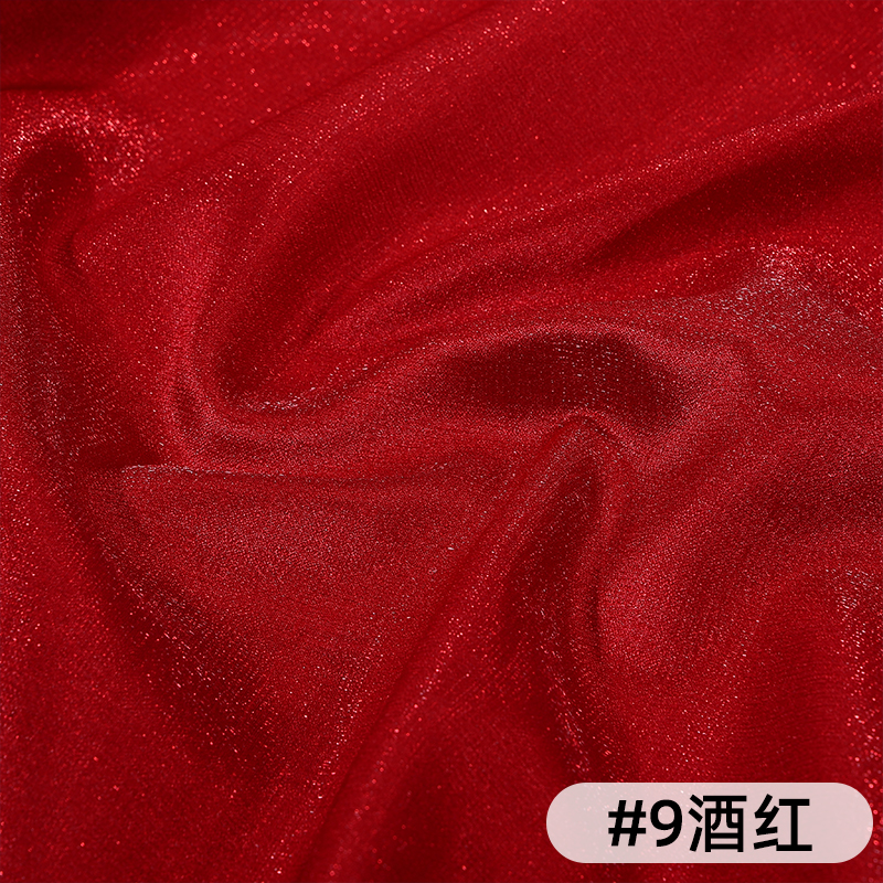 Tela de satén de corteza Tela de satén de textura muscular de brillo Traje antiguo Hanfu Falda de cara de caballo Tela de ropa decorativa de color sólido image 13