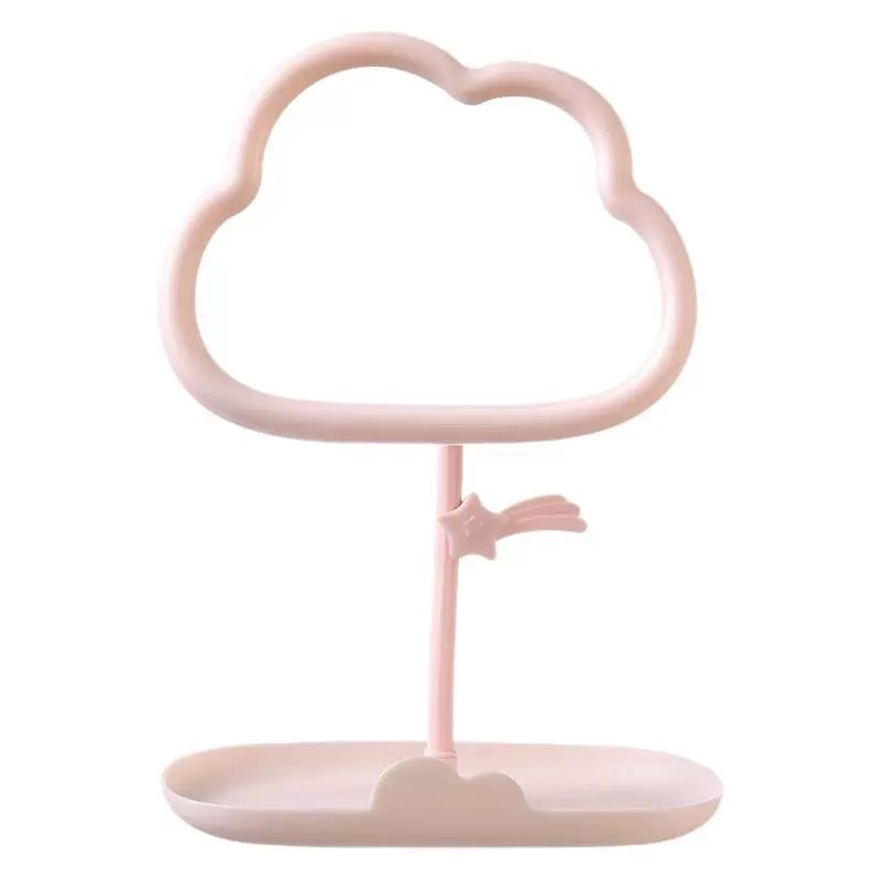 Настольное зеркало cloud, рамка ПП с серебряным зеркалом, туалетный столик для студентов 29×21×13 см