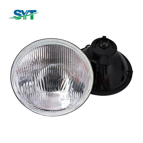 6014 Round 7-inch Semi-Sealed Bulb Compatible with H4 Round Headlights for Vintage Car Modification