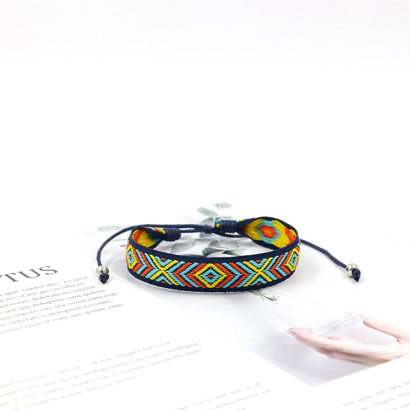 1 Piece Bohemian Printing Polyester Handmade Unisex Bracelets display picture 2