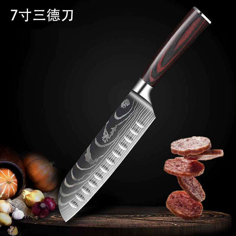 Special knife stainless steel, wavy set