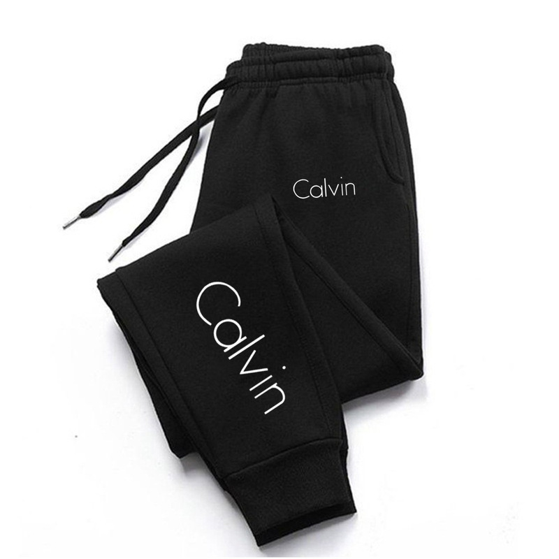 Cross-Border New Versatile Jogger Fashion Loose Sweatpants Unisex Casual Fleece-Lined Sports Pants Comfortable Fitness Long Pants