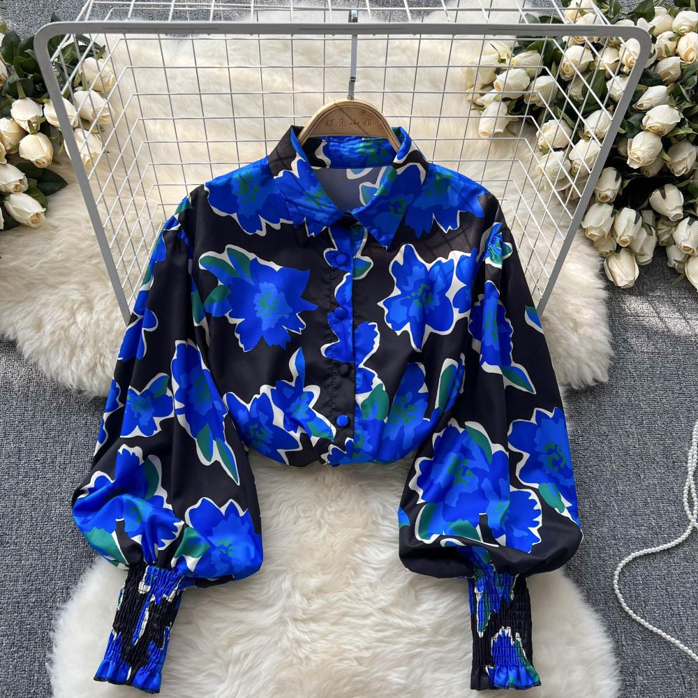 Black Blue Flower