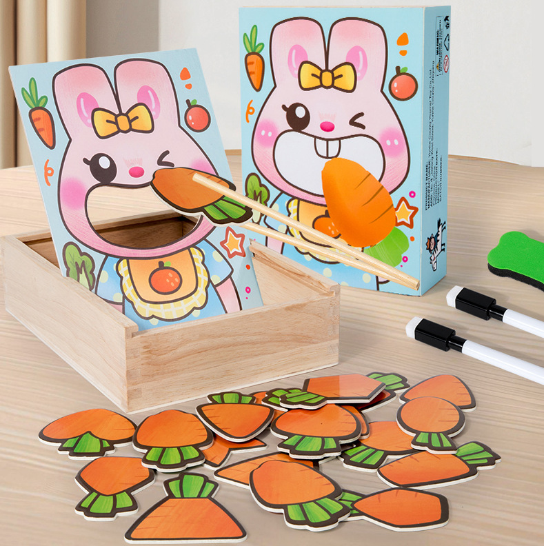 Mont 's infantil educación temprana clip de dibujos animados cuentas juegos de alimentación interactivo padre-hijo bebé guisante entrenamiento juguetes de rompecabezas image 11