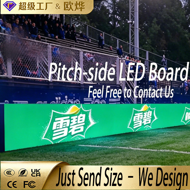 Eventos al aire libre LED pantalla grande de fútbol de baloncesto pantalla de publicidad de alta refrescación de alto brillo