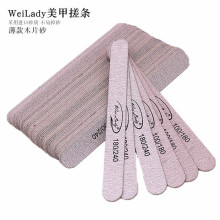 WeiLady超薄指甲打磨条木片砂美甲工具批发修形搓砂条耐用日本砂