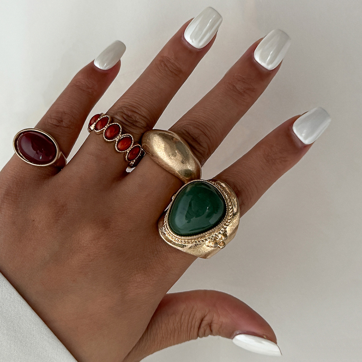 ethnic stone inlay