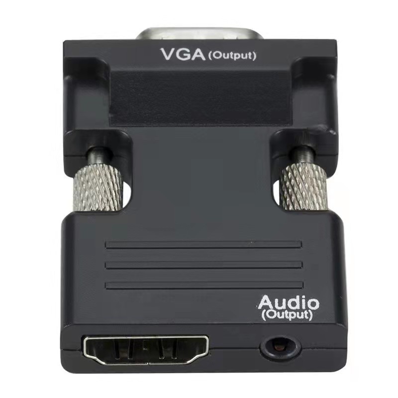 HDMI メス - VGA オス アダプター コンバーター (オーディオ プロジェクター付き) 高解像度コンピューター ディスプレイ セットトップ ボックス HDMI|undefined