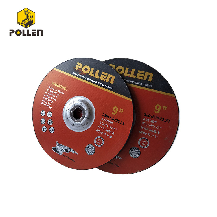 厂家货源出口用230*6*22mm 树脂金属不锈钢打磨抛光片角磨机磨片