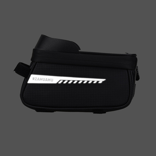 Cross-border hard shell bicycle bag front beam bag mountain bike rainproof mobile phone bag touch screen upper tube saddle bag riding bag 