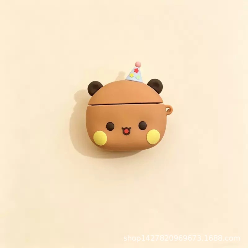 Funda Protectora para Auriculares Bluetooth Apple AirPods 5 de PVC Estilo Animado