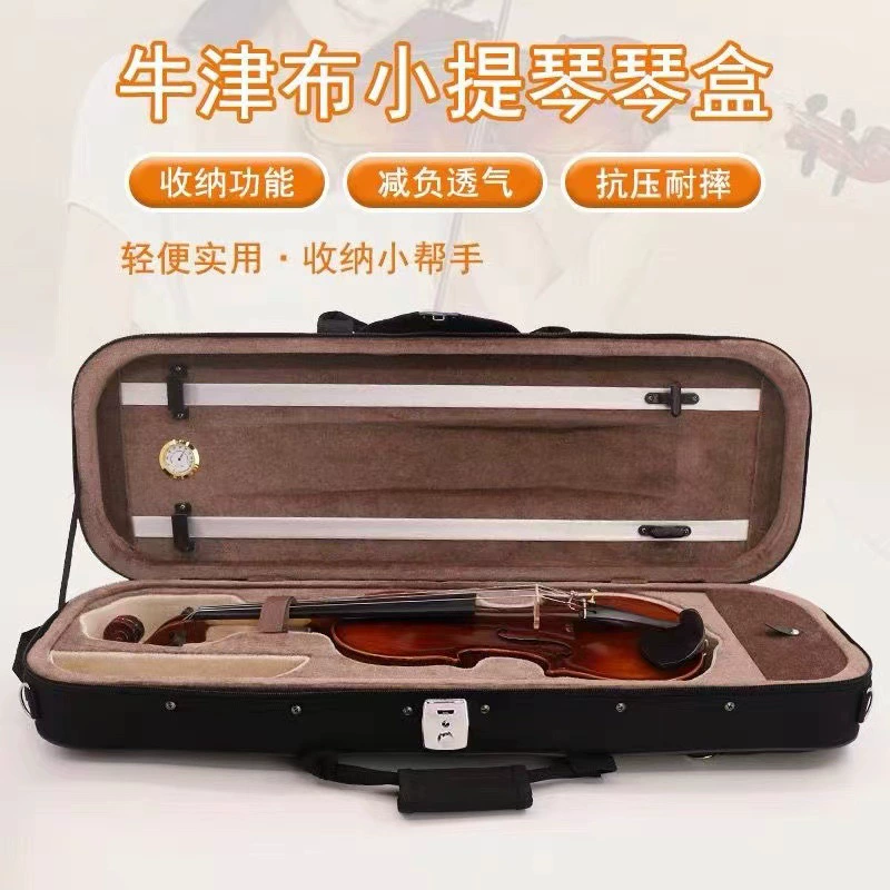 Violin, box with accessories, double-sided backpack, oxford cloth