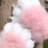 A pair of pink squeaky nails