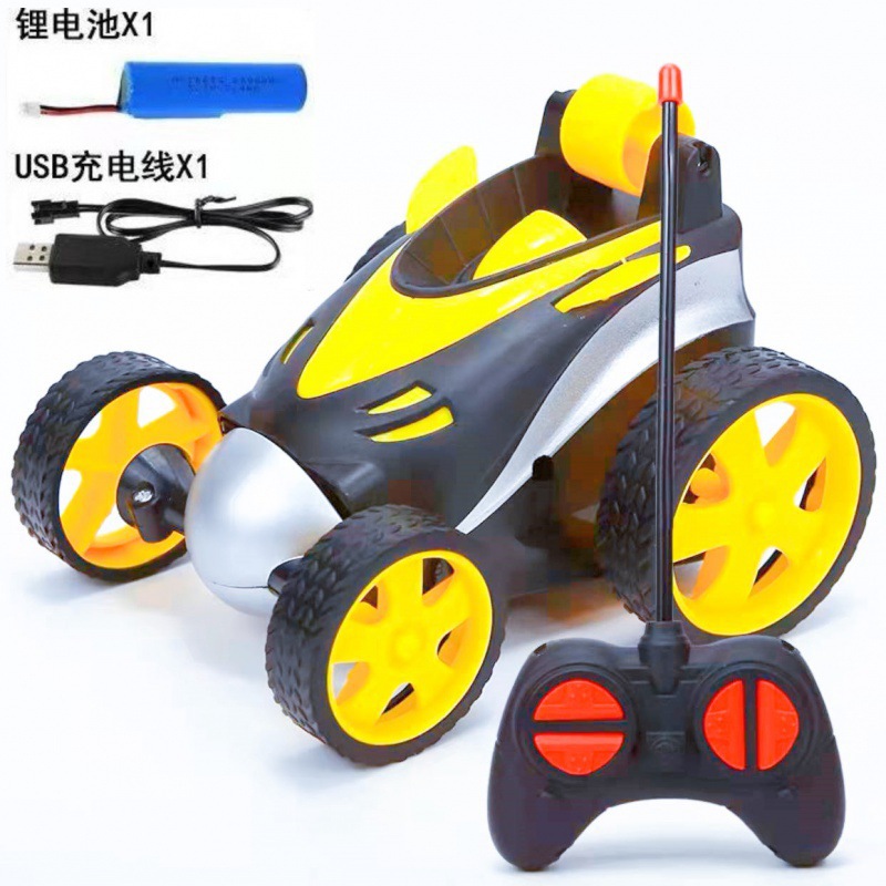 Coche de control remoto truco rodando eléctrico de doble cara puesto de juguete de control remoto coche niños recargable carreras al por mayor transfronteriza