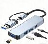 [4-in-1] dual-head power supply high-speed typec + 3-port usb