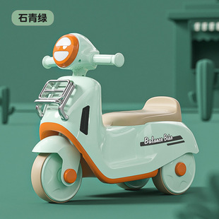 New Mulan Balance Car Boy and Girl Walker Three-Wheeled Scooter 1-3 Years Old Baby Birthday Gift Gift