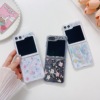 Samsung, fresh folding phone case flower-shaped, epoxy resin, folding screen, 4, 3