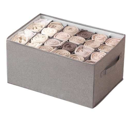 New style wardrobe pants storage box, foldable compartment denim organizer, household drawer-style layered storage box