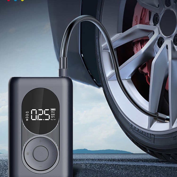 Car Wireless Air Pump, Car Tire Inflator, Digital Display Portable Electric Inflator, Safety Supplies, Wireless