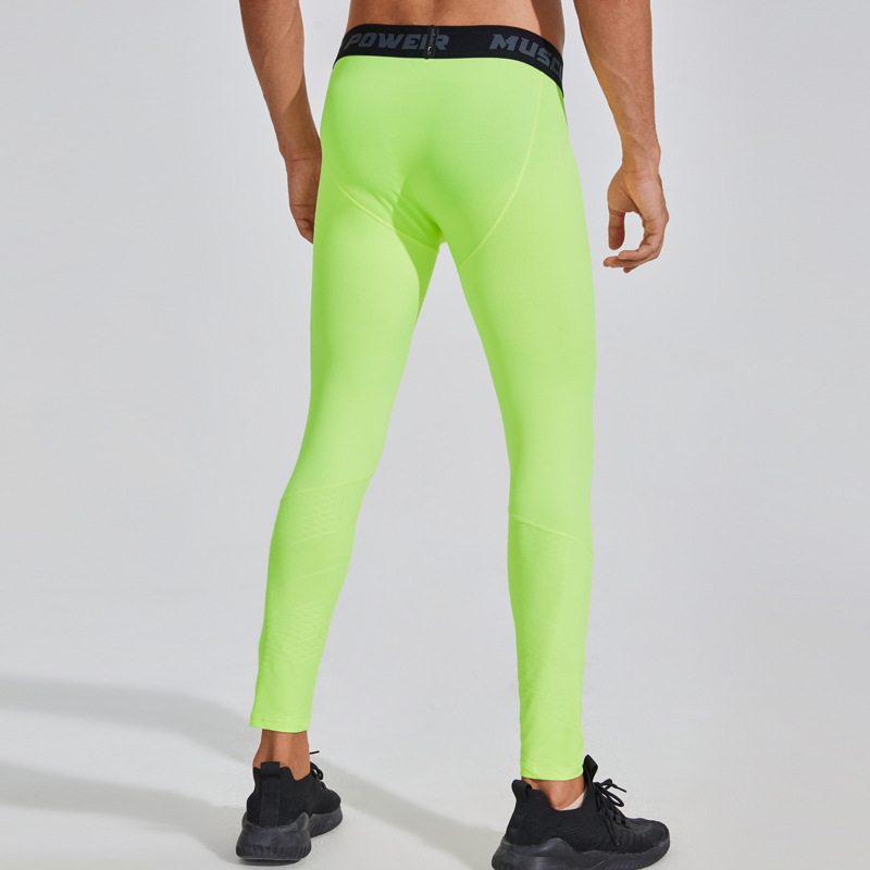 En stock Pantalones deportivos PRO de los hombres pantalones de entrenamiento fitness running pantalones Amazon transpirable de secado rápido medias elásticas