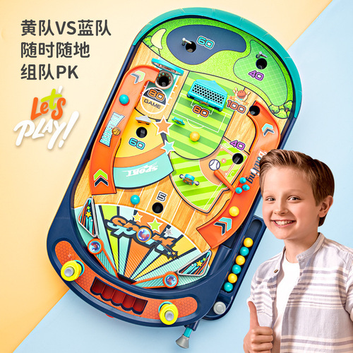 Children's educational toys, brain thinking training, parent-child interaction, indoor desktop ejection pinball game machine wholesale