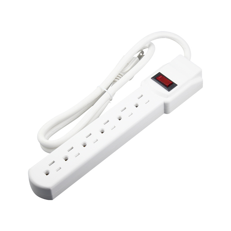 美规排插北美洲UL美国加拿大插线板美标插排美式插板六位全长1米