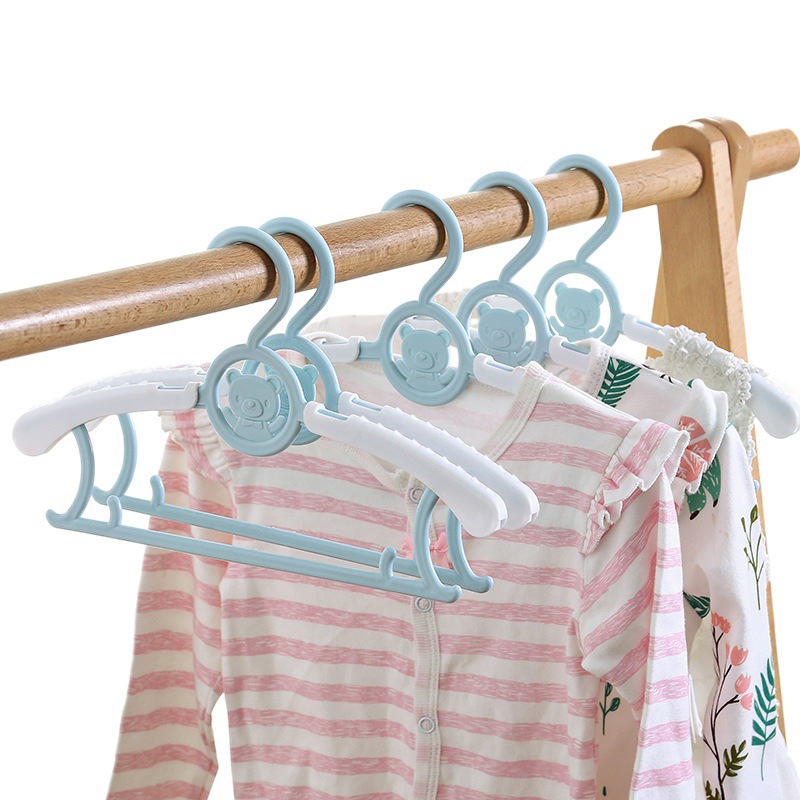 Percha de ropa para niños percha de ropa para bebés bebé especial hogar bebé recién nacido niños retráctil percha de ropa de tamaño pequeño image 1