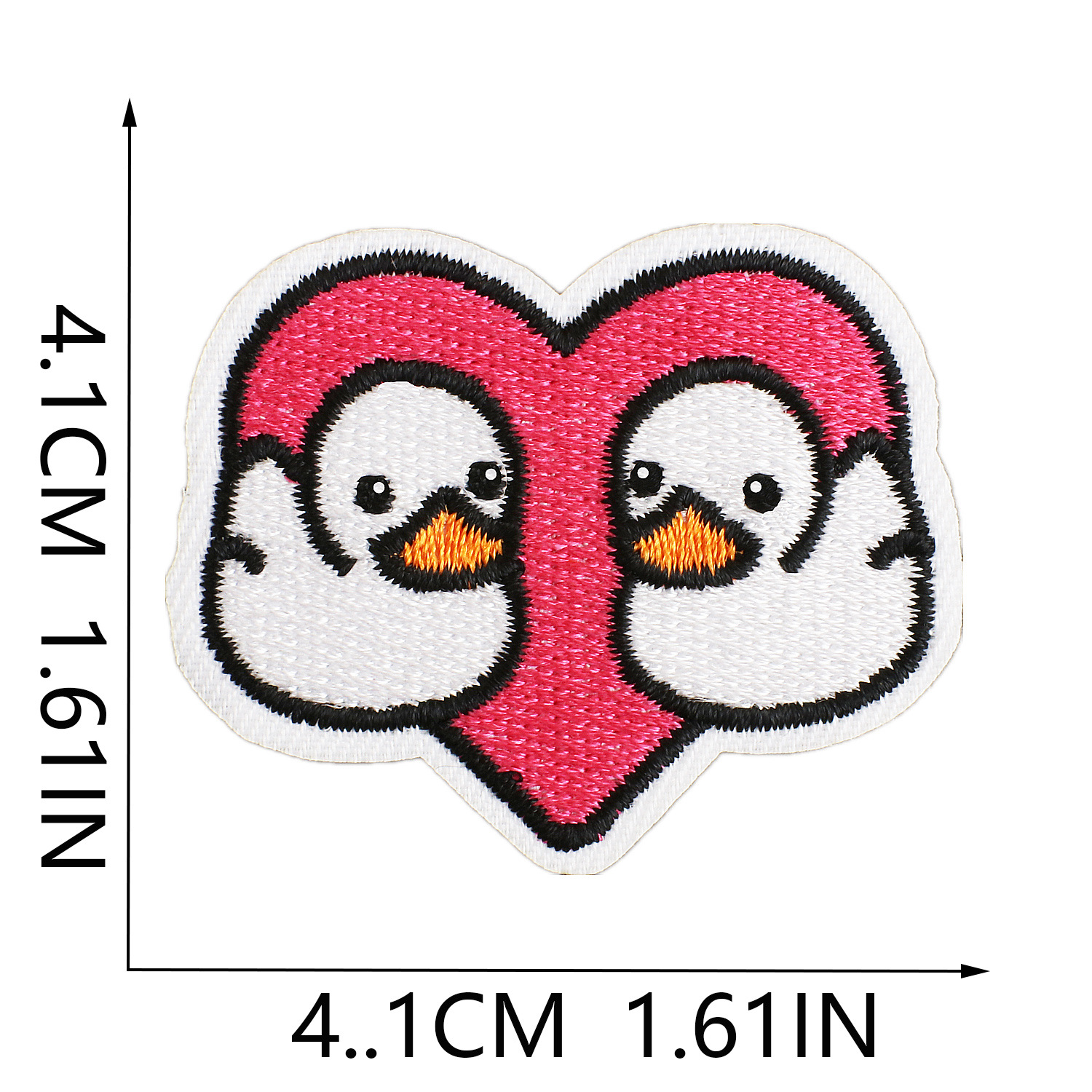 3g Weight Clothing Sticker Patches Classification 1 Piece Quantity Dacron thread Material Valentine'S Day Festival Heart Shape Pattern Casual, Elegant, Lady Style Embroidery Craft 1 Piece Casual Elegant Lady Heart Shape Dacron Thread Clothing Sticker Patches 15