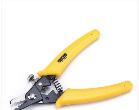 史丹利可调式光纤电缆剥皮钳0.125/0.25mm84-869-22电工切线钳