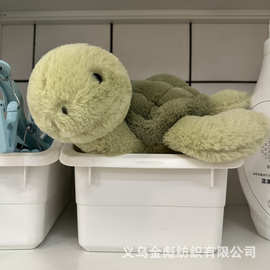 可爱奶油小乌龟儿童毛绒玩具套装卡通动物公仔乌龟抱枕靠垫