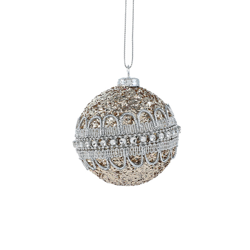 Nueva espuma de Navidad champagne colgante de sexo opuesto polvo brillante polvo adhesivo árbol de Navidad colgante decoración de colgante