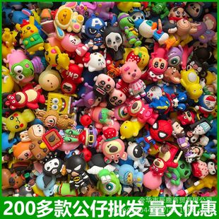 Blind Box Trendy Toy Dolls Wholesale Street Stall Toys Bulk Display Hand-Made Toys Pvc Three-Dimensional Cartoon Dolls