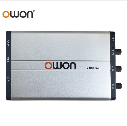 利利普owon VDS2062双通道示波器 60M带宽 1G采样率虚拟示波器
