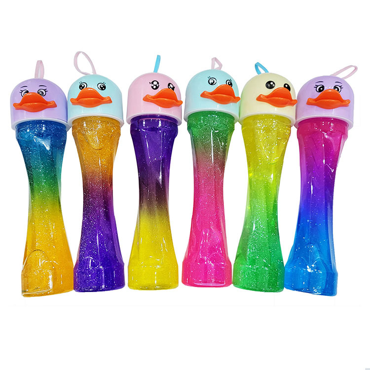 Perla de colores de cristal barro espuma pegamento Delgado fabricante Amazon Children's cristal barro burbuja soplado gradiente