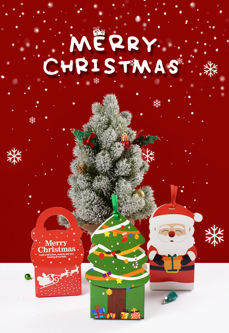 Weihnachtsbaum-weihnachtsmann-papier-party-geschenk Artikel display picture 1