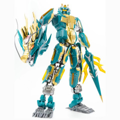 國創機甲 華夏四象山海經神獸蒼龍 可變形 超可動機甲模型