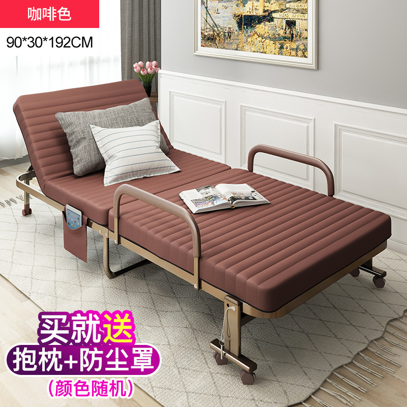 Cama plegable, pausa para el almuerzo en la oficina, artefacto, cama simple individual, siesta para el hogar, cama temporal