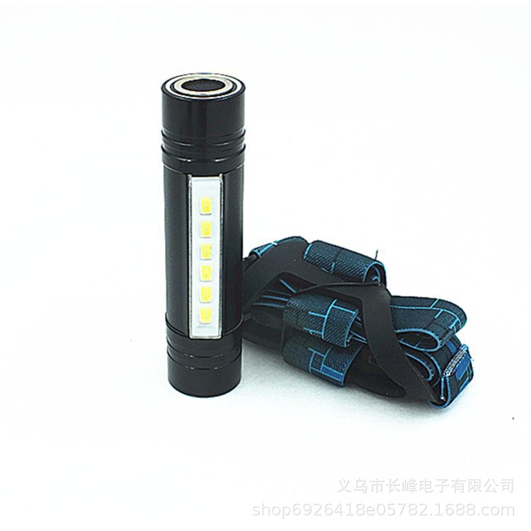 Cross-Border LED multifunción montado en la cabeza mini linterna hogar impermeable fuerte Luz Portátil de largo alcance lámpara de iluminación de emergencia