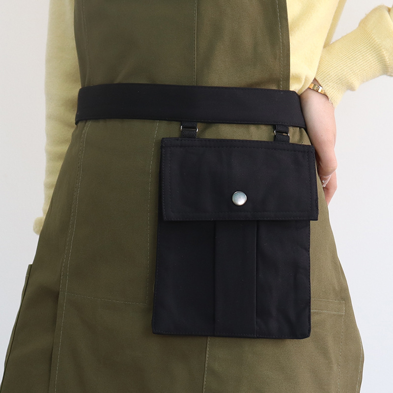 Bolsas de artículos diversos para teléfonos móviles de tendencia transfronteriza, bolsillos grandes de estilo occidental, bolsillos grandes, hombres y mujeres, delantales de bolsillo simples casuales de todo fósforo al por mayor