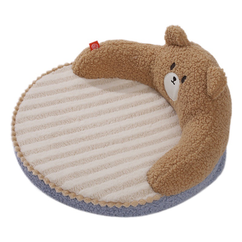 Gato nido cuatro estaciones universal gato cama invierno mascota cama gato dormir nido gatito suministros invierno cálido gato estera