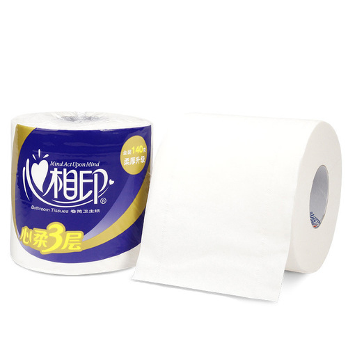 Heart-to-Heart Roll Paper Towels 27 Rolls Household Full Carton Tissue Paper Toilet Paper Hand Paper Towels Budget Pack Wholesale