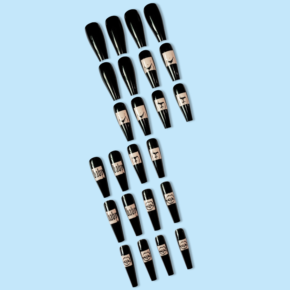 Uñas postizas extra largas y sexys para chicas, parches de uñas desmontables, producto terminado al por mayor, uñas ultrafinas. image 4