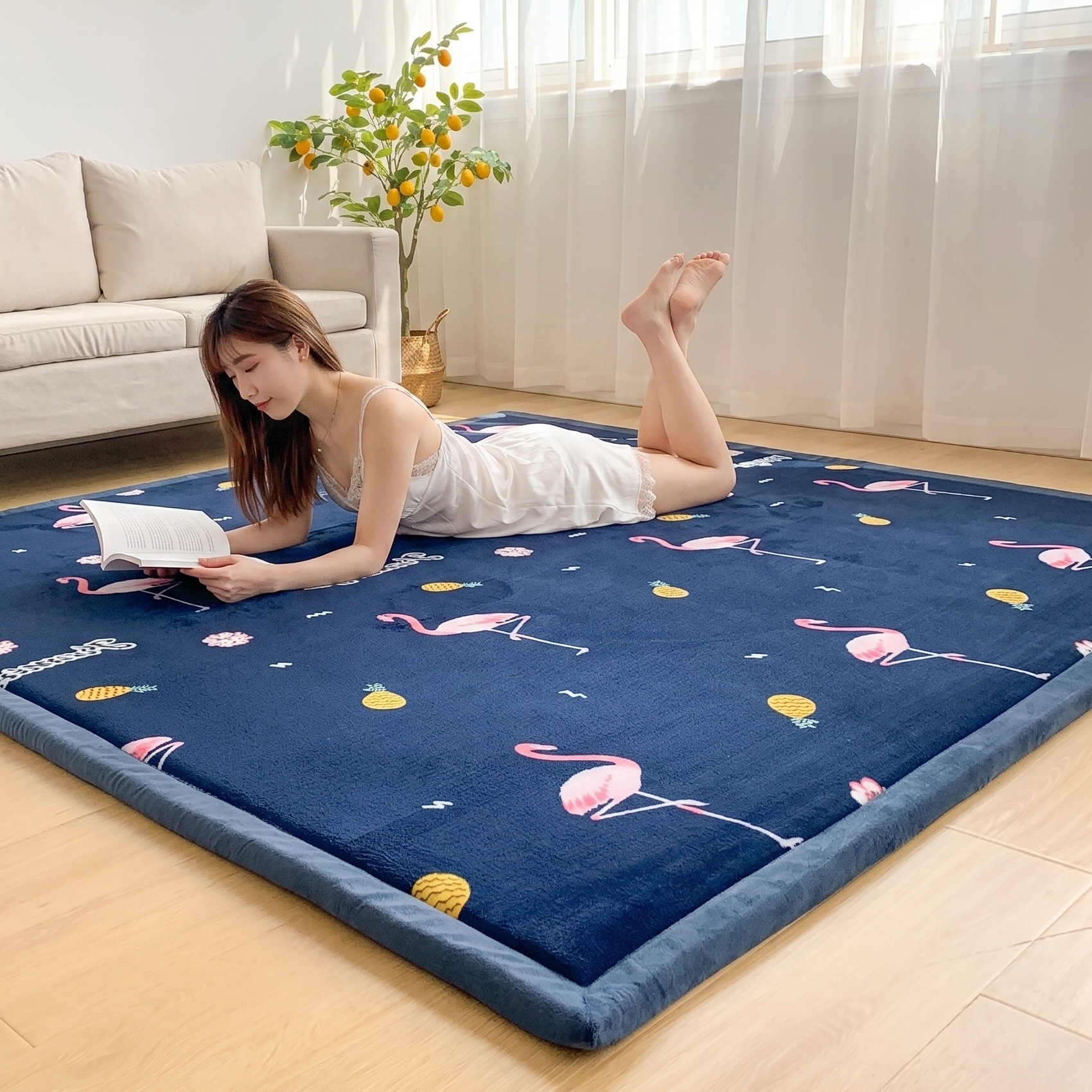 남색 새/두께 3cm