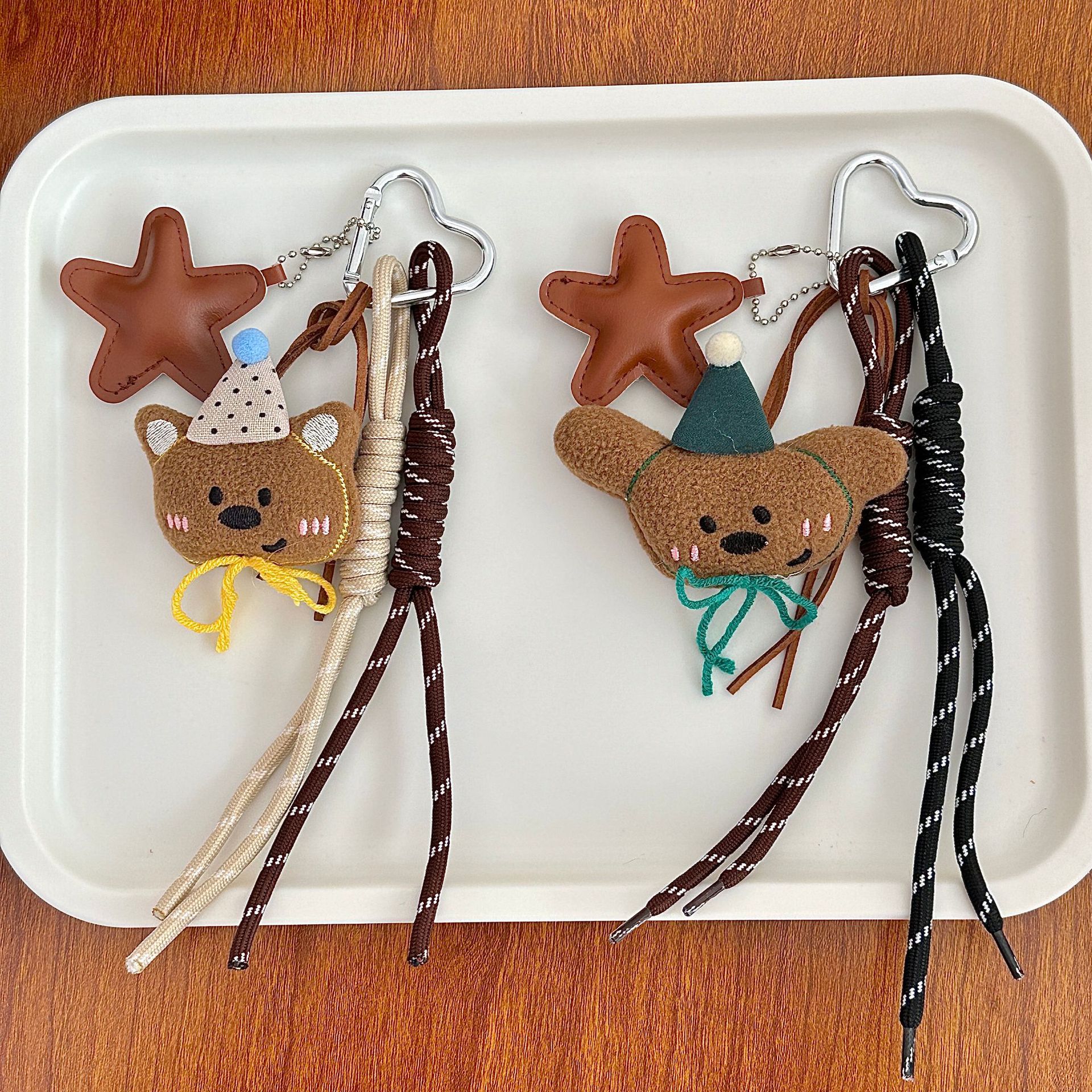 Animal, Cartoon Pattern Cute Style 1 Piece Plush Animal Cartoon Bag Charms